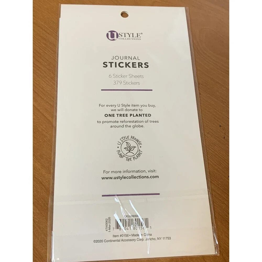 U Style Journal Stickers (379 PCs) And Sticky Flags (200 PCs)